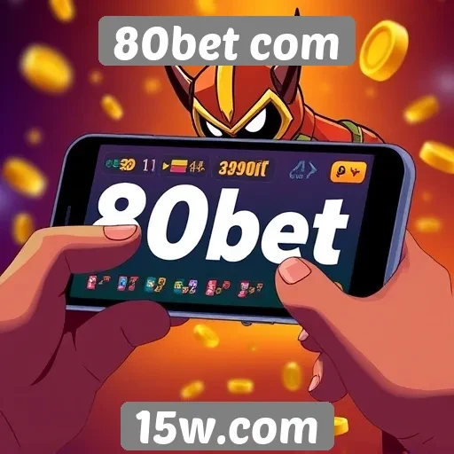 Acessibilidade de jogos mobile no 80bet com